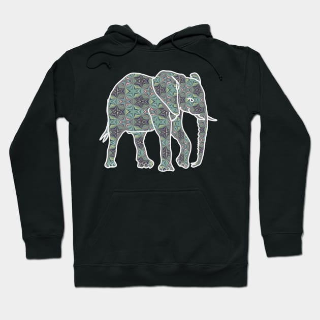 Funky elephant Hoodie by GribouilleTherapie